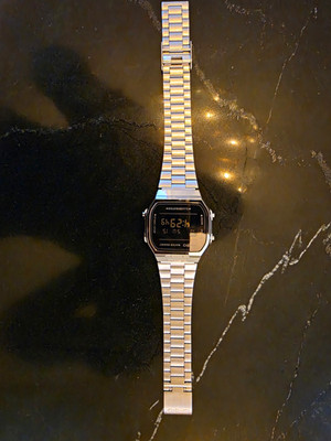 CASIO VINTAGE A168WEM-1VT Digital Watch.