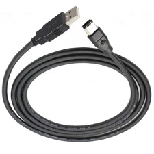 Firewire IEEE 1394 6 Pin Male to USB 2.0 A Male Adaptor Convertor Cable for P...