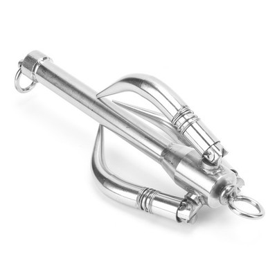 Foldable Grapnel Anchor Triple Grip 316 Stainless Steel Hardware For Boat Ya SET