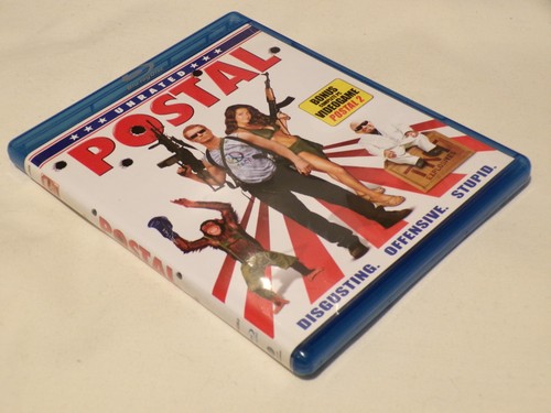 Postal: Unrated – Region Free Blu Ray 2008 with Bonus PC Game Ultra Rare – Used - Picture 7 of 8