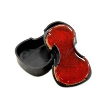 High Quality Black Violin Shape Rosin for Violin, Viola, Cello Great Gift 