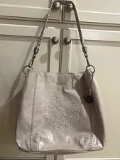 The Sak Women's Ivory / Grey Kendra Hobo Shoulder Bag