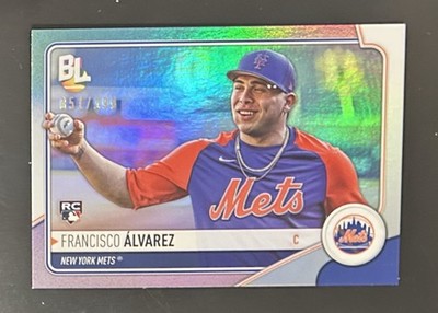 2023 Topps Big League Wrapper Redemption Silver Foil 51/199 Francisco Alvarez RC