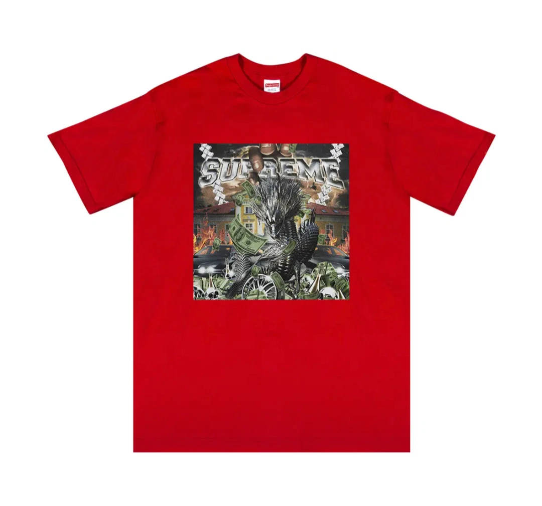 Neuf ! Grand t shirt dragon Supreme S/S 20 (rouge)