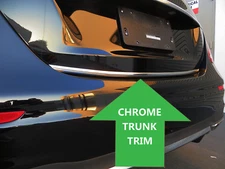 Chrome TRUNK TRIM Tailgate Molding Kit for cadillac models