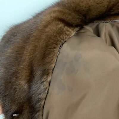Furs for Men by Anna Municchi 【希少 激レア】 Manakas Frankfurt Germany Genuine Natural Mink brown Fur