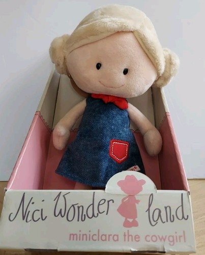 Nici Wonderland 12" Soft Plush Doll MiniClara the Cowgirl - Picture 2 of 6