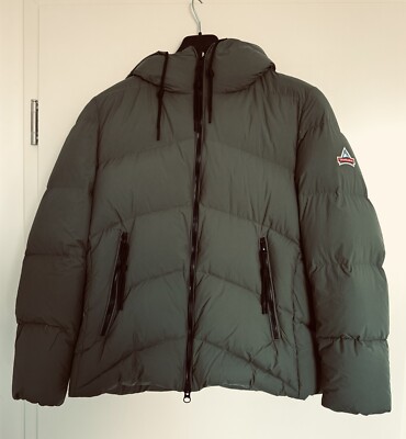 HOLUBAR Herren Daunenjacke Blouson Salbeigrün Gr. L Neu Etikett