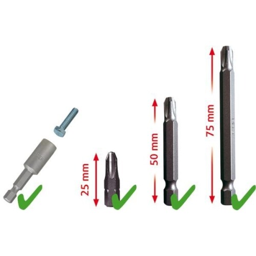 1x Juego, Inserto de Destornillador (Bits) KS TOOLS BT053208 adecuado para - Imagen 5 de 6