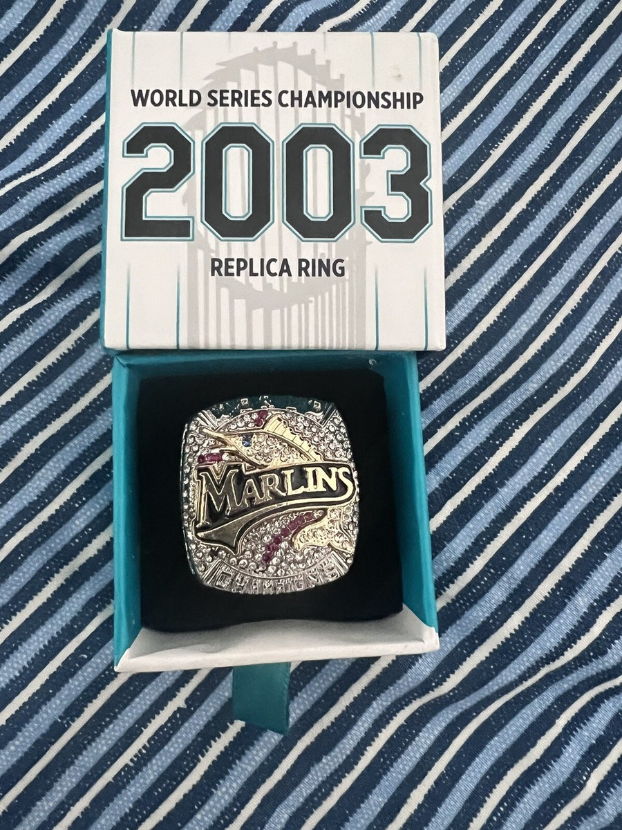 Florida Marlins/Miami Marlins 2003 Replica World Series Ring - SGA