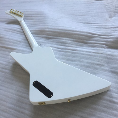 Factory High-Quality White Explorer Electric Guitar 6Strings Solid Body 22Frets - Picture 5 of 7