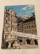 uralte AK, Innsbruck Stadtzentrum mit Blick auf die Alpen PK Rarität Selten Rar