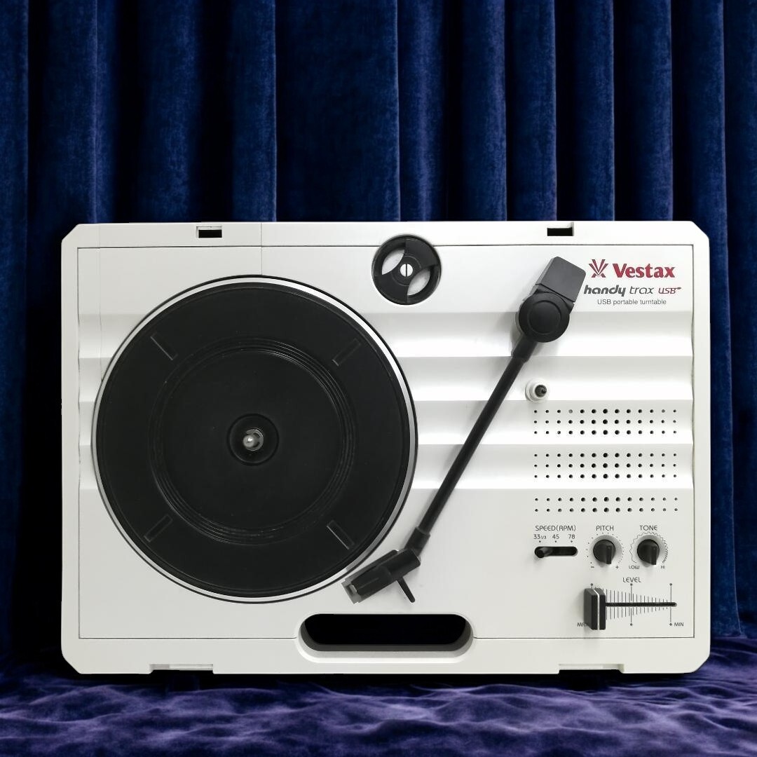 Vestax handy trax USB White Portable Turntable Tested/working | eBay