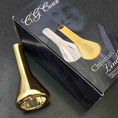 Christian Lindberg 24K Gold Trombone Mouthpiece, 13CL Small Shank NEW!