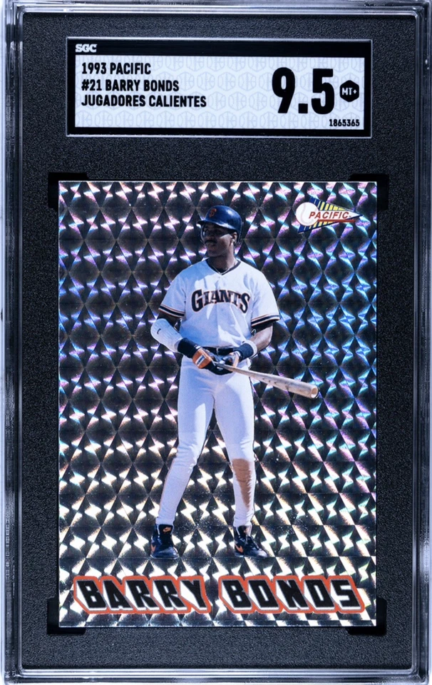 Barry Bonds 1993 Pacific #21 Jugadores Calientes SGC 9,5 Gigantes POP 2 Foto 4 de 4
