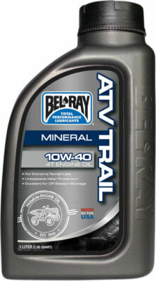 Bel-Ray ATV Trail Mineral 4T Engine/Motor Oil | 10W-40 | 1 Liter | 99050-B1LW