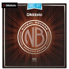 D'Addario NB1047-12 Nickel Bronze 12-String Acoustic Guitar Strings Light 10-47