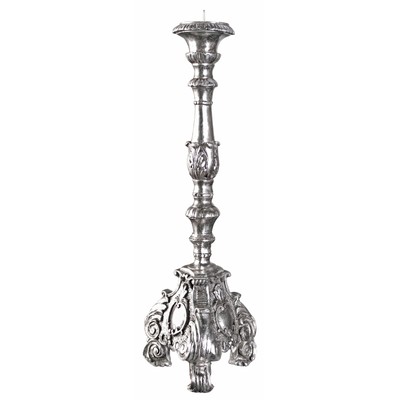 MEDIUM SCROLL FOOTED CANDLESTICK