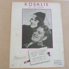 song sheet ROSALIE Cole Porter from the picture "Rosalie" 1937