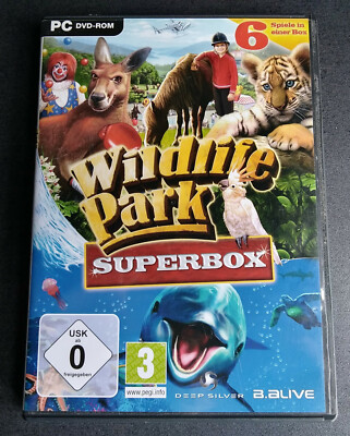Wildlife Park Superbox (PC) 2 Crazy Zoo Marine World Wild Creatures Ranch