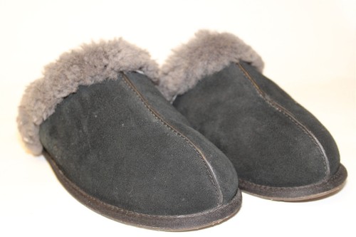UGG Scuffette II Slippers Womens Size 12 43 Suede Shearling Flat Shoes 1106872 - Picture 2 of 24