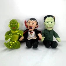 Vintage 1999 CVS Universal Monsters Stuffins Plush Creature Dracula Frankenstein