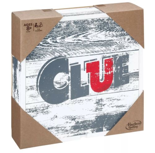 Hasbro CLUE Rustic Edition Collectible Wood Box Crime Board Game Parker Brothers - Afbeelding 1 van 9