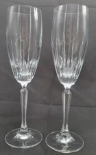 Set of 2 Schott Zwiesel Aegan Champagne Flutes Clear Crystal Glasses