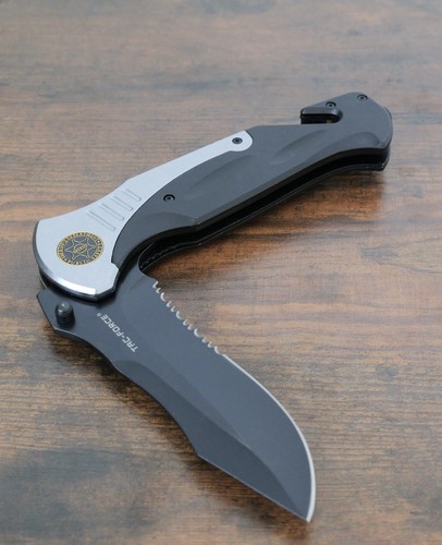 11” Mega XL Folding Pocket Knife Sprint Assist Black Big Heavy Duty Metal Xtreme - Picture 3 of 5