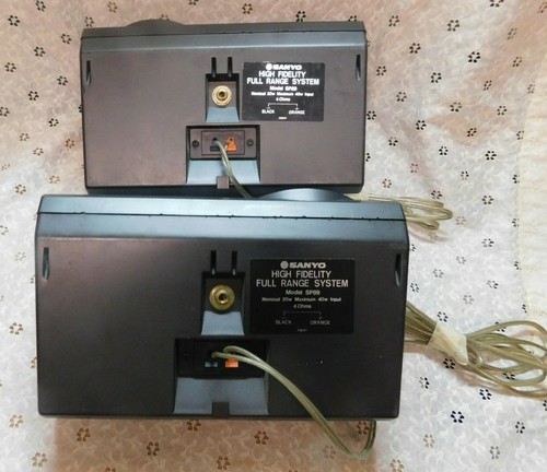 SANYO SP89 COPPIA ALTOPARLANTI AUTO VINTAGE SISTEMA FASCIA ALTA FEDELTÀ - Foto 4 di 8