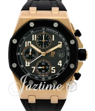 Audemars Piguet Offshore 42mm Pink Rose Gold Rubberclad 26238OK.OO.A002CA.01 NEW