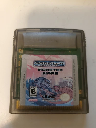 NINTENDO GAMEBOY COLOR GAME GODZILLA MONSTER WARS CARTRIDGE ONLY ADVANCE POCKET
