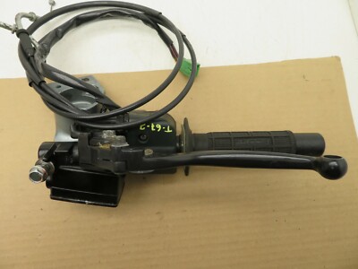 1990-1993 KAWASAKI NINJA ZX6 RIGHT HANDLE GRIP W/ MASTER CYLINDER