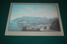 Il Mattino Napoli,  Tavola Stampa di Francesco Fergola, gouache napoli