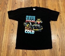 Rusty Wallace Miller Genuine Draft Racing Team NASCAR Vintage Graphic Ad T Shirt