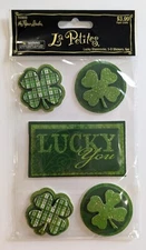 St. Patrick's Day Shamrocks Lucky You Scrapbooking Stickers By La Petites
