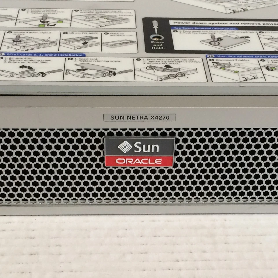 SUN Oracle Netra X4270 2x 2.13GHz 8GB RAM 2x 146GB Disk 2x AC Power DVD Rails - Image 2 of 4