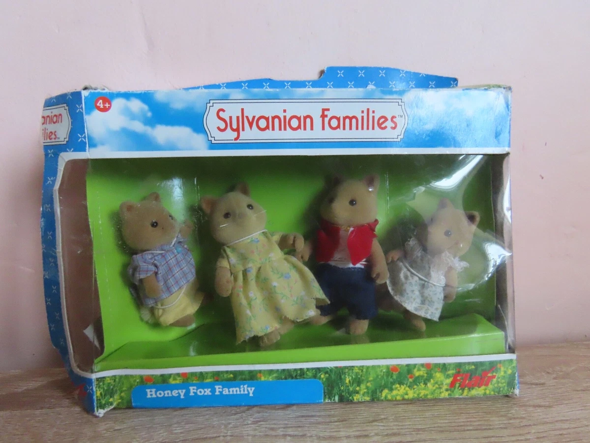 Sylvanian Families Calico Critters Honey Fox Family Famille