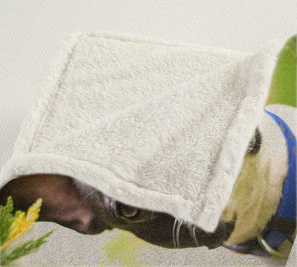 Created Your Own Repeating Name Throw Blanket | Block Lettering | Fleece | Mink - Image 4 of 4