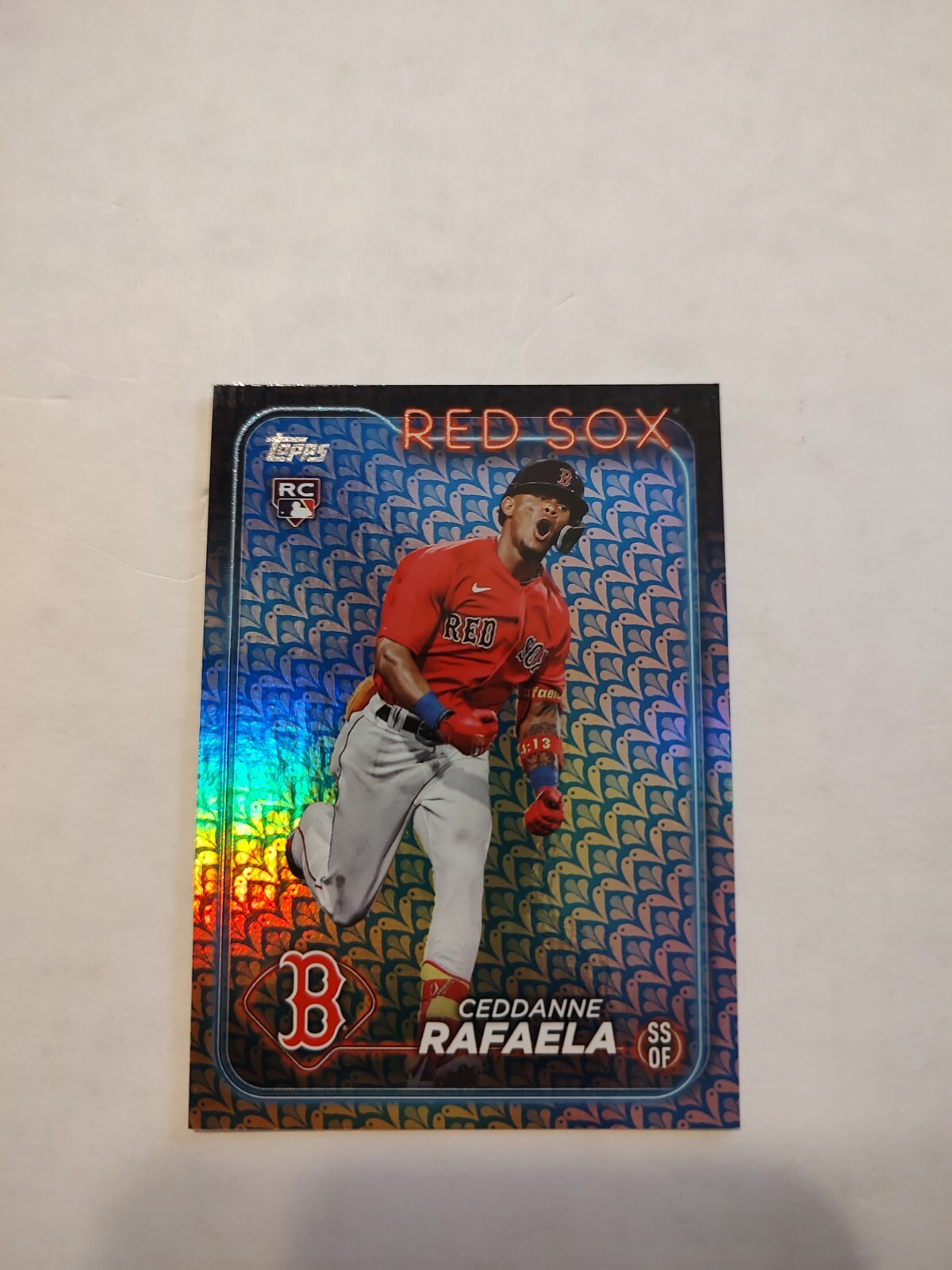 2024 Topps Series 1 - Holiday FOIL #313 Ceddanne Rafaela (RC)(JGA)