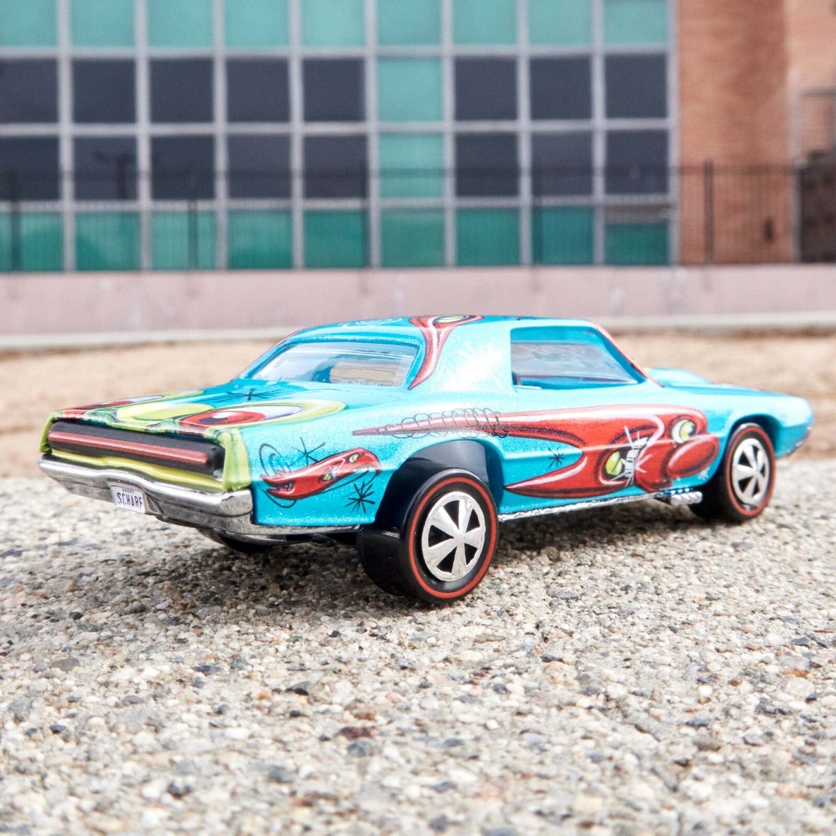 Hot Wheels x Kenny Scharf Signed Custom T-Bird Limited /100