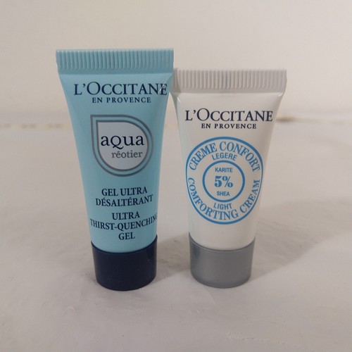 L'Occitane Aqua Ultra Gel Hidratante + Crema Confortante de Karité 3/5ML NUEVO - Imagen 2 de 4