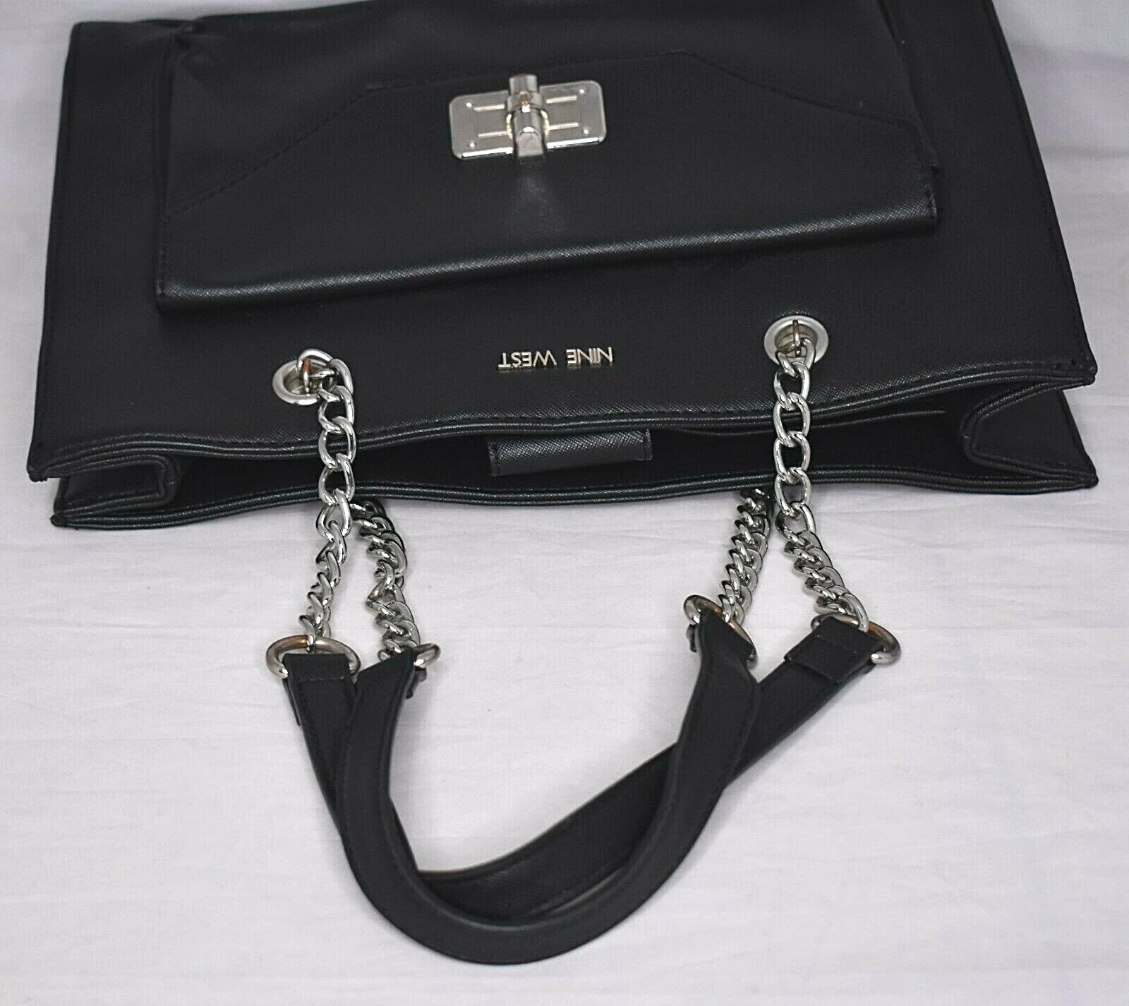 Borsa a mano Nine West Black Chain