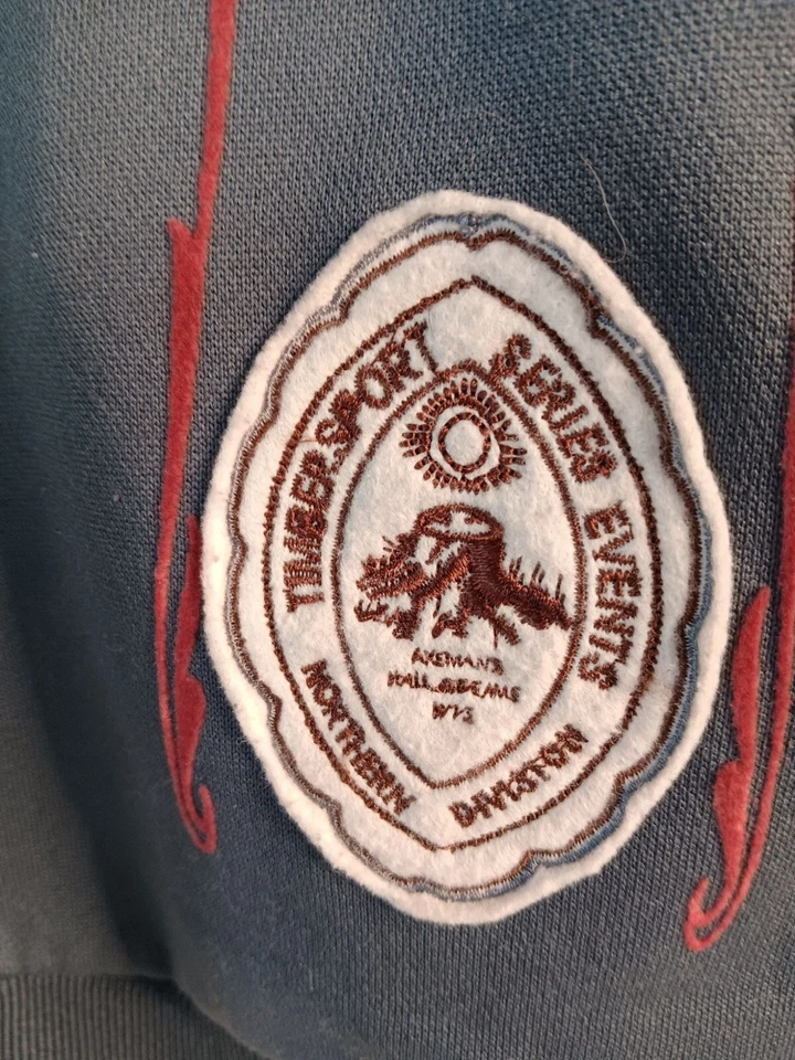 Buffalo Saw Bucking Full-Zip Jacket With Embroidered Patches & Striped Trim - Image 3 of 4