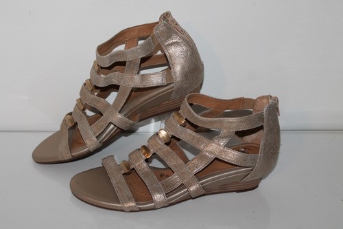 Sofft Rio Open Toe Sandals, #1297035, Pewter Sparkle, Leather, Women's US  10 | eBay