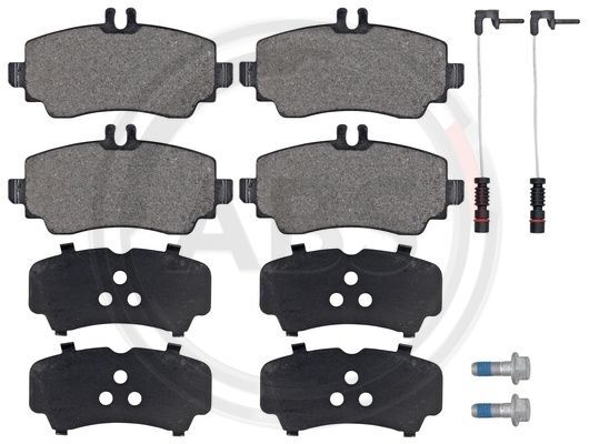 37078 A.B.S. Brake Pad Set, disc brake for MERCEDES-BENZ