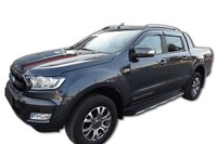 Windabweiser FüR Ford Ranger T6/T7 Lang Ab 2012 4-Tlg Klebende Scoutt