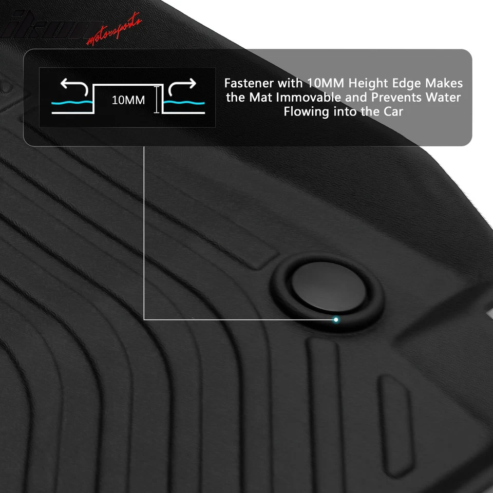 Fits 12-18 Audi A6 A7 Quattro RS7 S6 S7 All Weather 3D Floor Mats Carpets TPE - Image 3 of 4