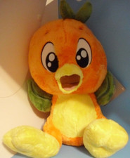 DISNEY PARKS 2022 EPCOT FLOWER GARDEN ORANGE BIRD BIG FEET 10" SCENTED PLUSH
