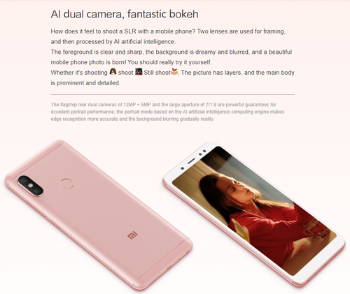 Xiaomi Redmi Note 5 Global ROM Unlocked Smartphone 3GB RAM, 32GB ROM Dual Camera - Picture 19 of 21